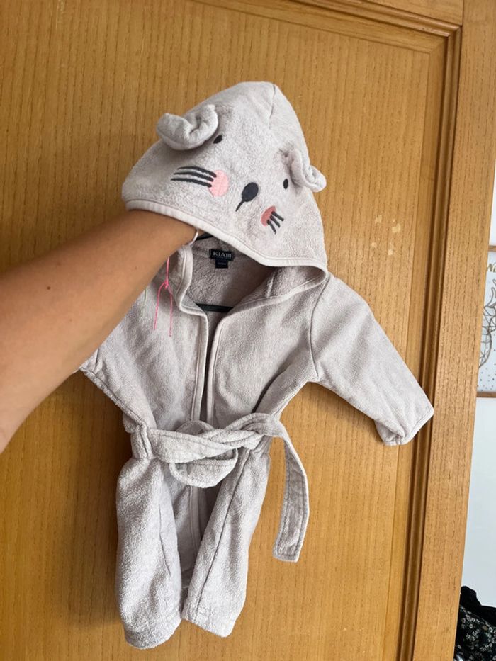 Peignoir bain mixte capuche souris 12/18 mois - photo numéro 2
