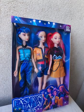 Coffret 3 Poupées démon hunter