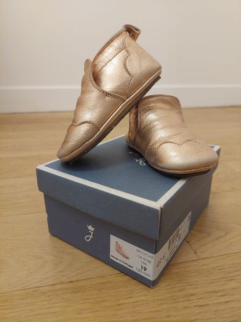 Chaussons Jacadi or rose