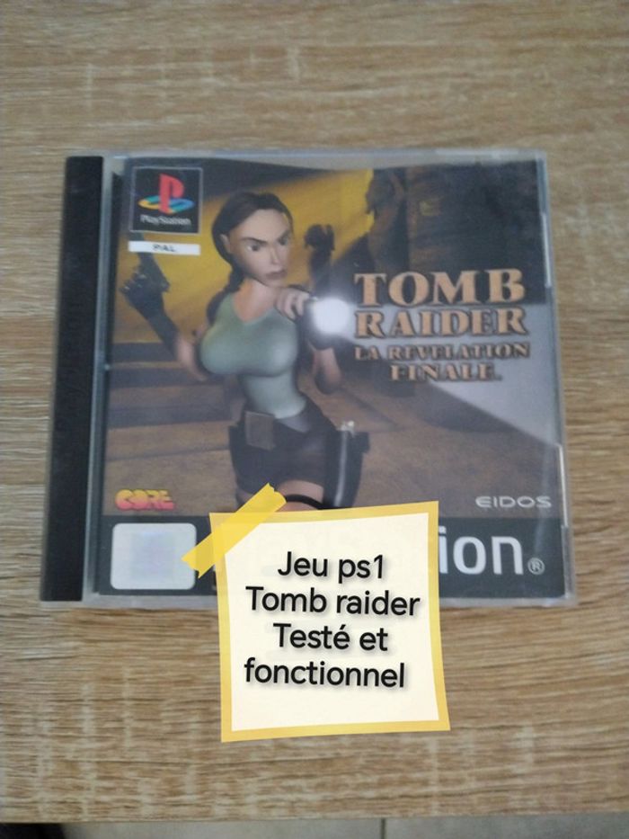 Jeu ps1 Tomb raider - photo numéro 1