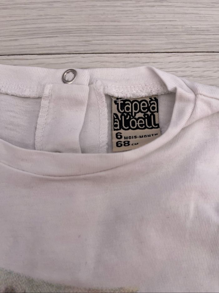 Teeshirt manche courte TAO 6mois - photo numéro 3