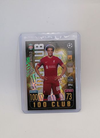 Carte Match Attax 2021-22 Trent Alexander Arnold 100 Club.