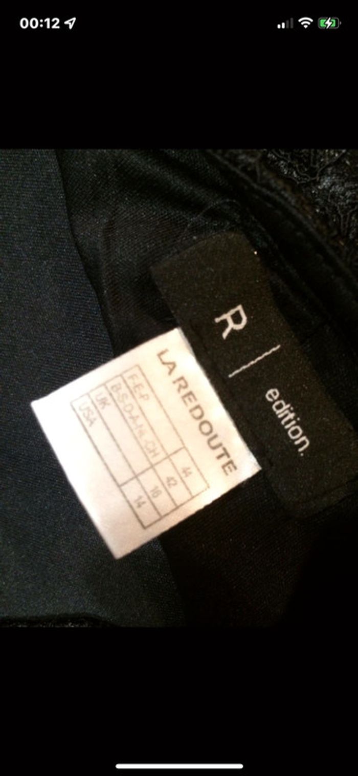 Robe élégante bureau en dentelle guipure taille 42 - photo numéro 7