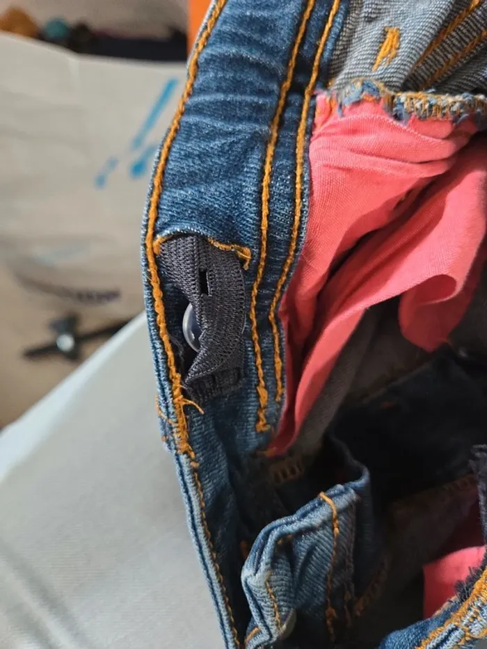 Short en jeans fille taille 6ans - photo numéro 4