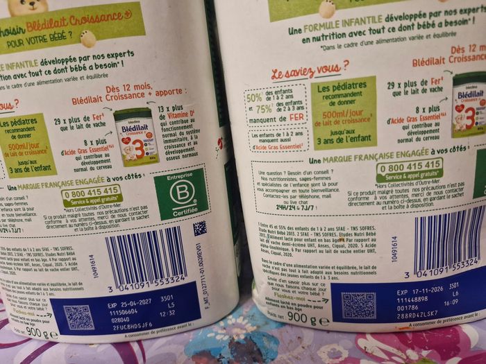 Boîtes lait Bledilait 3 - photo numéro 2