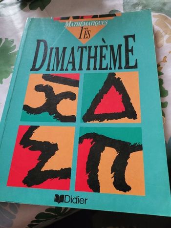 Dimatheme 1res Es mathematiques