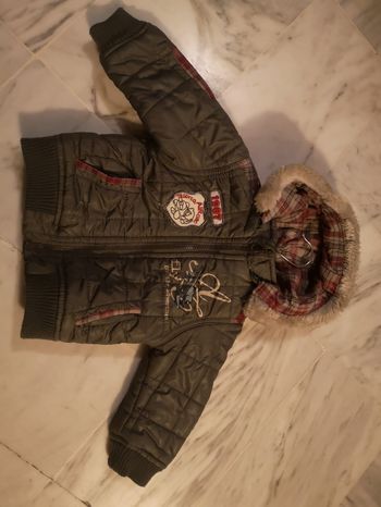 Manteau kaki 18 mois