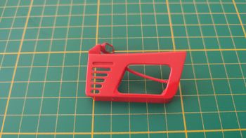 Intérieur porte droite rétroviseur pièce détachée miniature Burago Bburago Ferrari F40 1/18 1/18e 1/