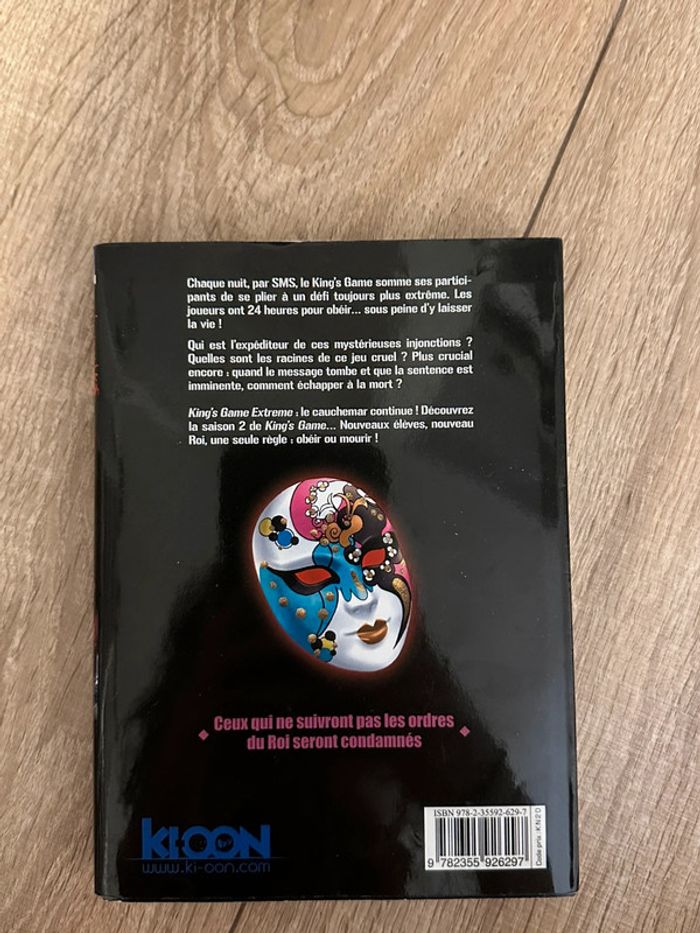 Tomes 1 et 2 king’s game extrême - photo numéro 3