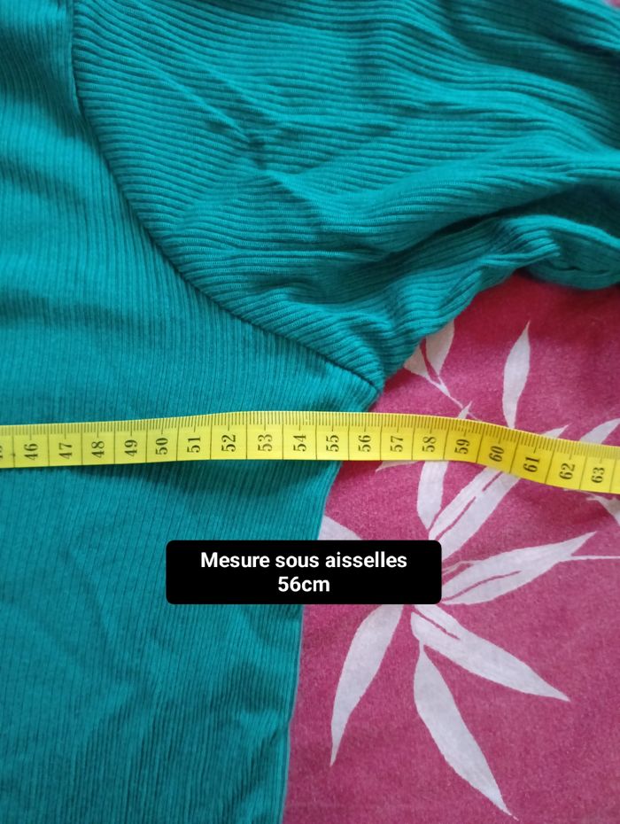 Pull fin 46/48 Bleu Bonheur - photo numéro 9