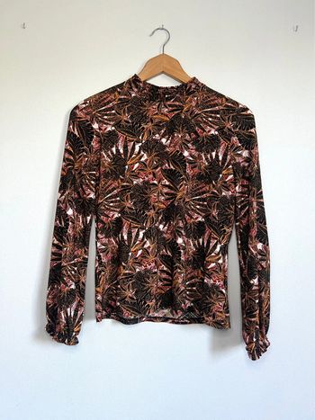 Blouse manches longues fleurie Cache Cache