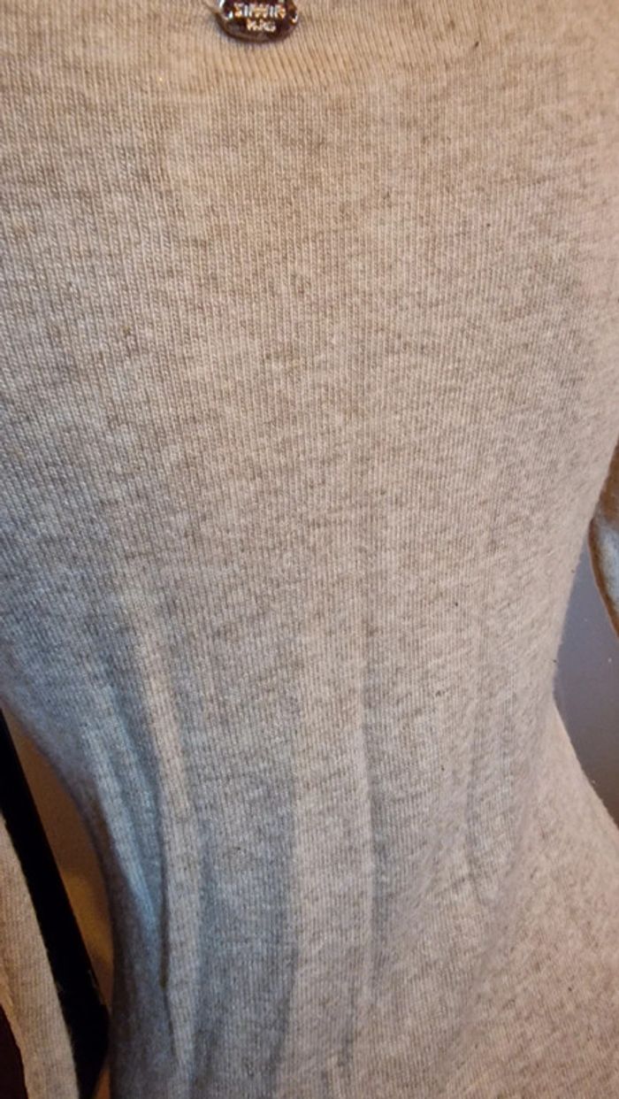 Robe Pull colle roulé marron clair - photo numéro 6