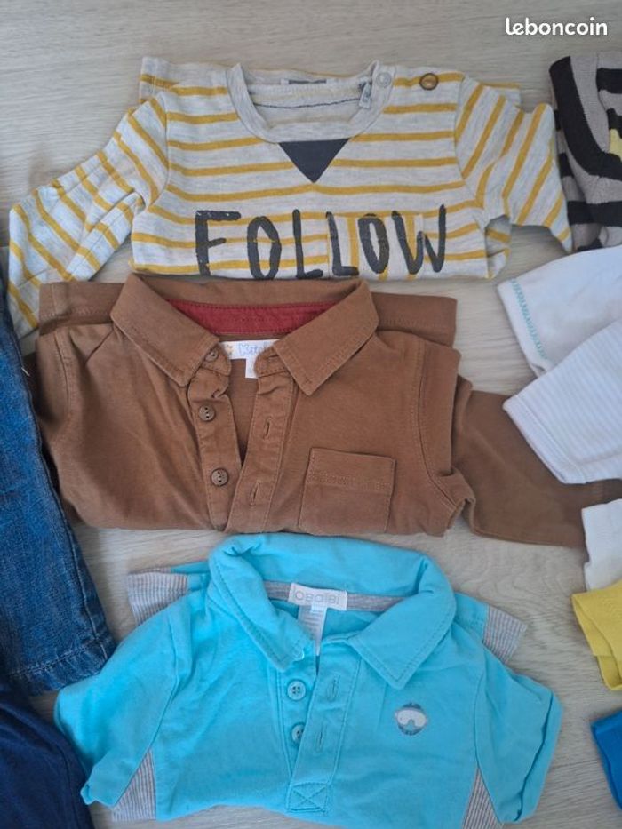 Lot de 12 vêtements printemps-été Garçon 3 mois - photo numéro 3