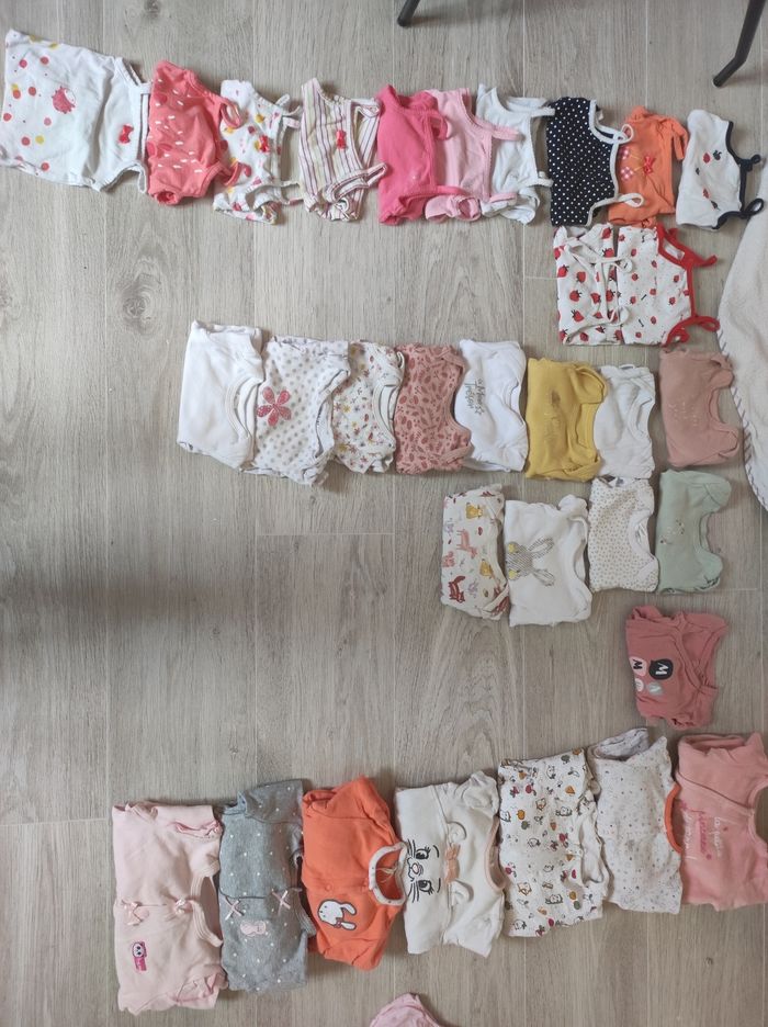 Lot vêtements bébé 3 mois (68 pièces)