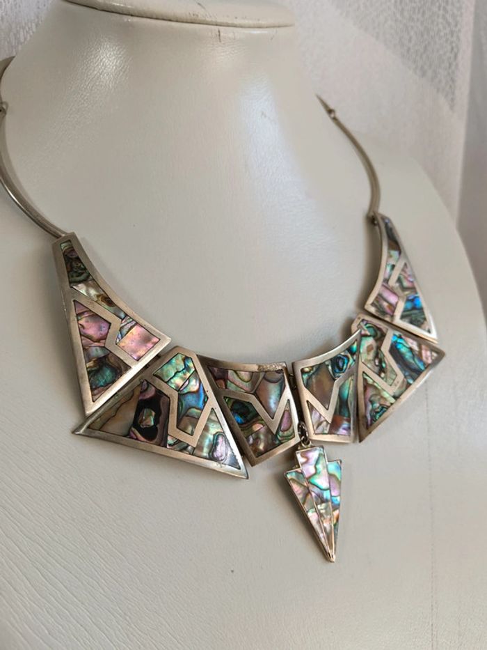 Alpaca Mexique | Collier vintage - photo numéro 3