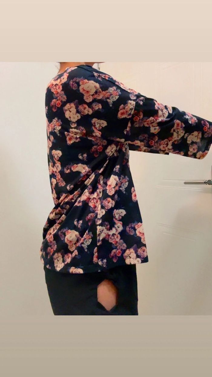 Blouse Kiabi 3/4 Ample Taille XL Comme Neuf - photo numéro 5