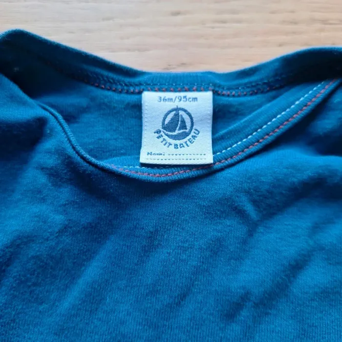 Lot de 2 bodies Petit Bateau 36 mois - photo numéro 3