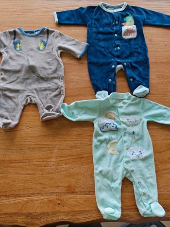 Lot de 3 pyjamas 3 mois