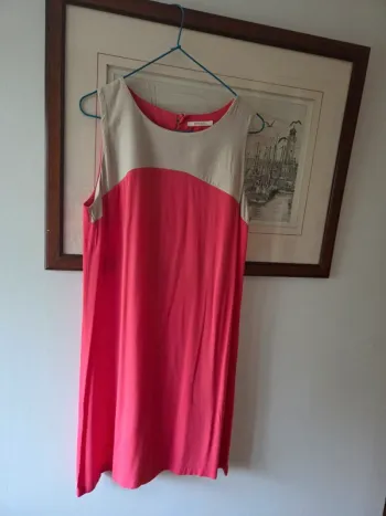 Robe d'été rose 38