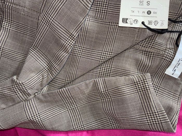 Jupe short à carreaux Bershka S - photo numéro 4