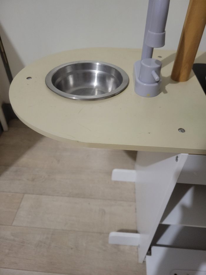 Cuisinière en bois avec accessoires - photo numéro 3