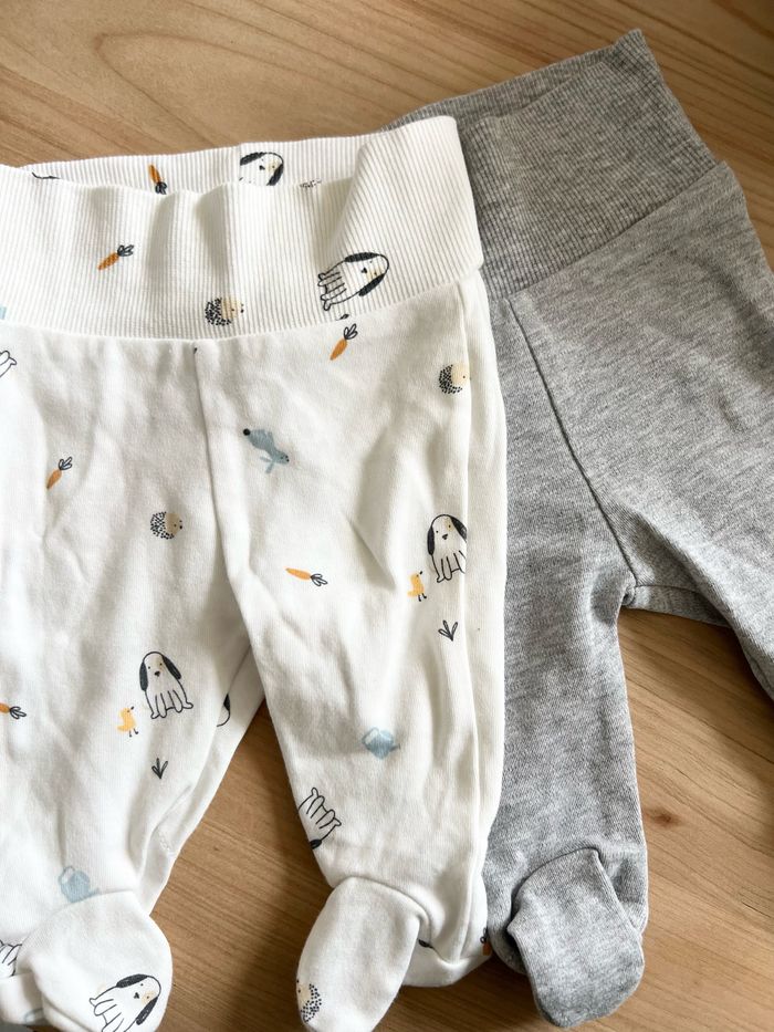 2 Leggings Kiabi 0 mois