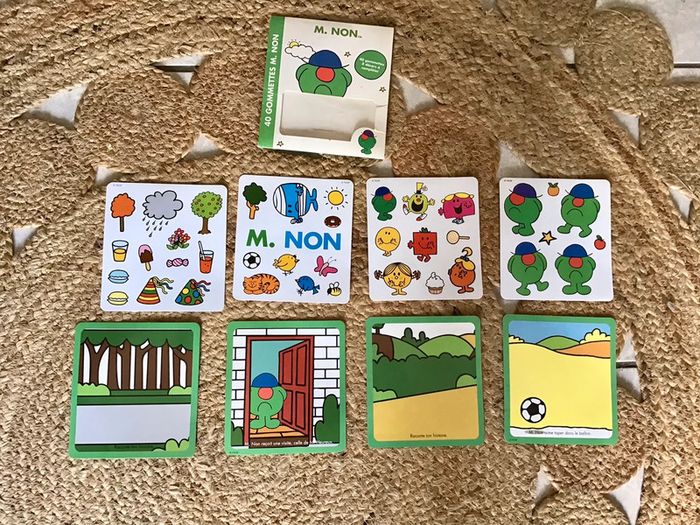 8 décors a compléter et 40 gommettes M.Non - photo numéro 3