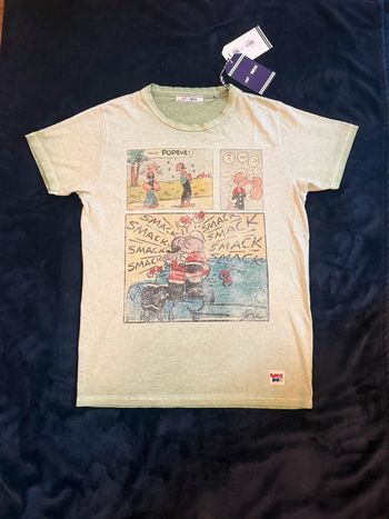BoB – Tee-shirt "Popeye" vert olive, taille S