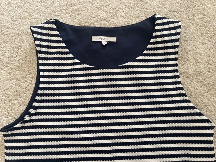 Top débardeur court marinière Pepe Jeans 🌻 - photo numéro 2