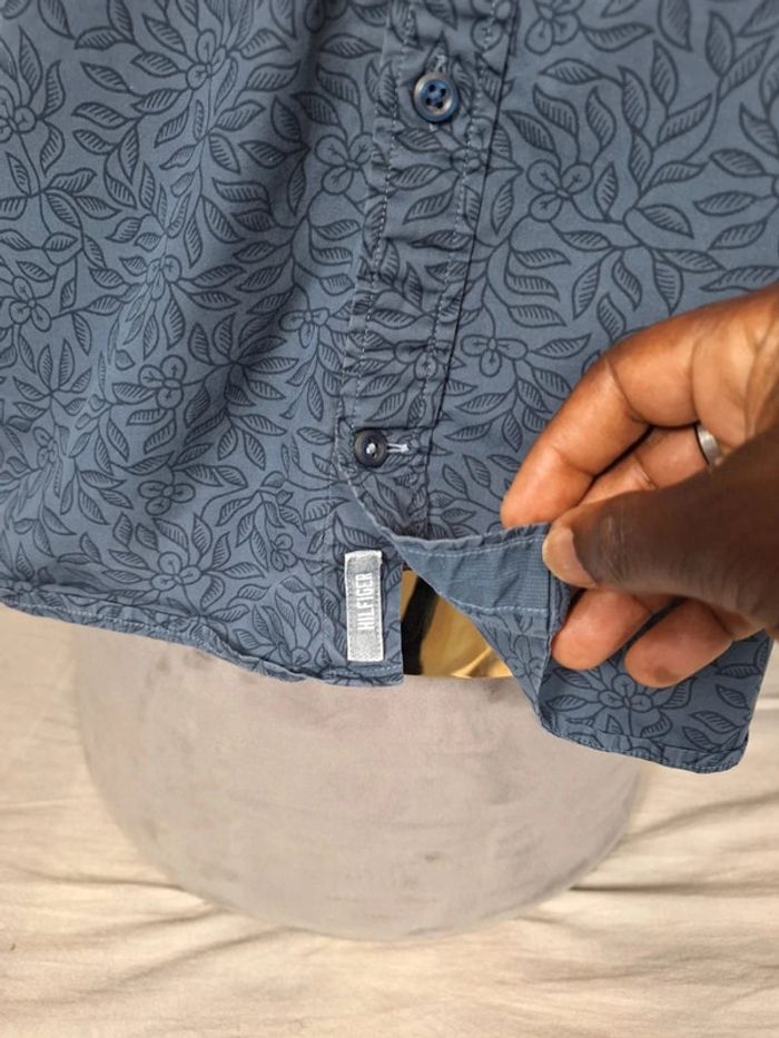 Chemise manches longues tommy hilfiger - homme vintage  - taille XL / brodé (497) - photo numéro 4