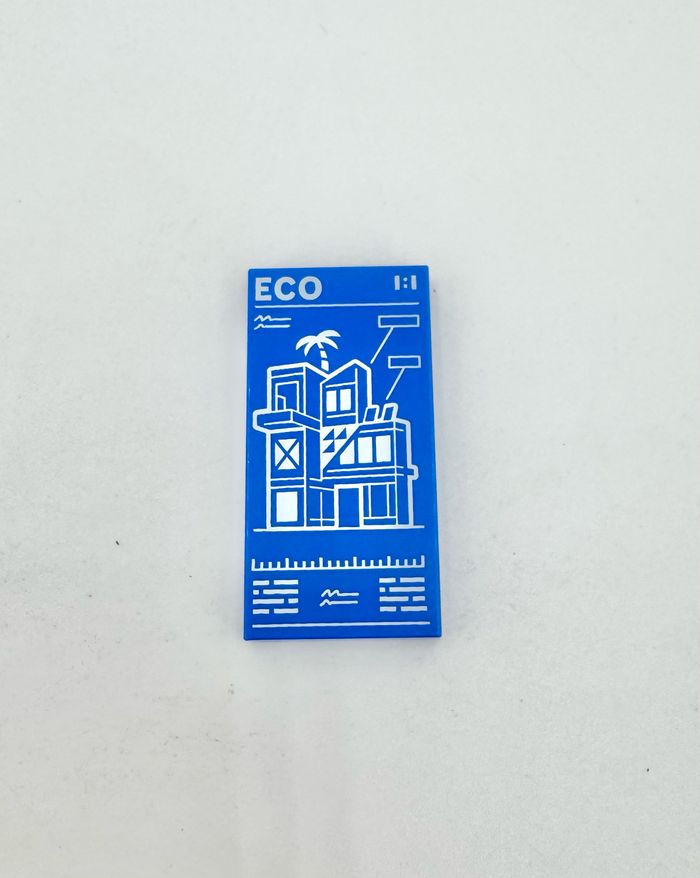 Lego Accessoires City : Tile 2x4 Eco - NEUF - photo numéro 5