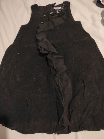 Robe velours noire T5A