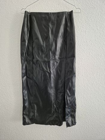 Jupe crayon en similicuir