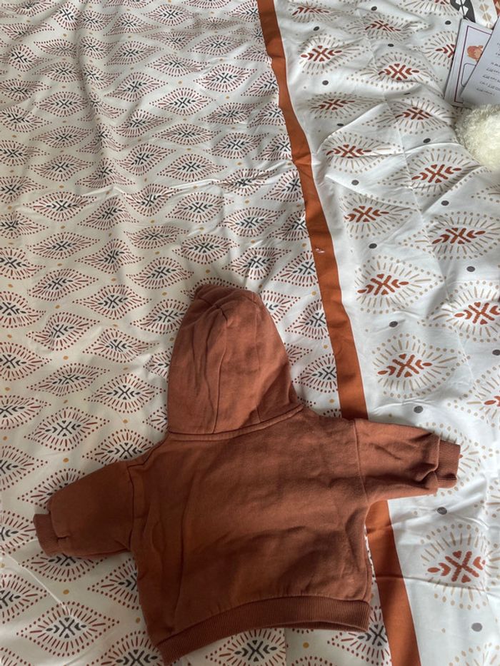 Sweat-shirt à capuche 3 mois kiabi - photo numéro 3