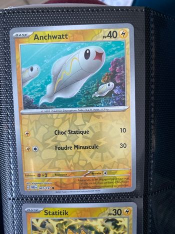 Carte Pokémon reverse neuf