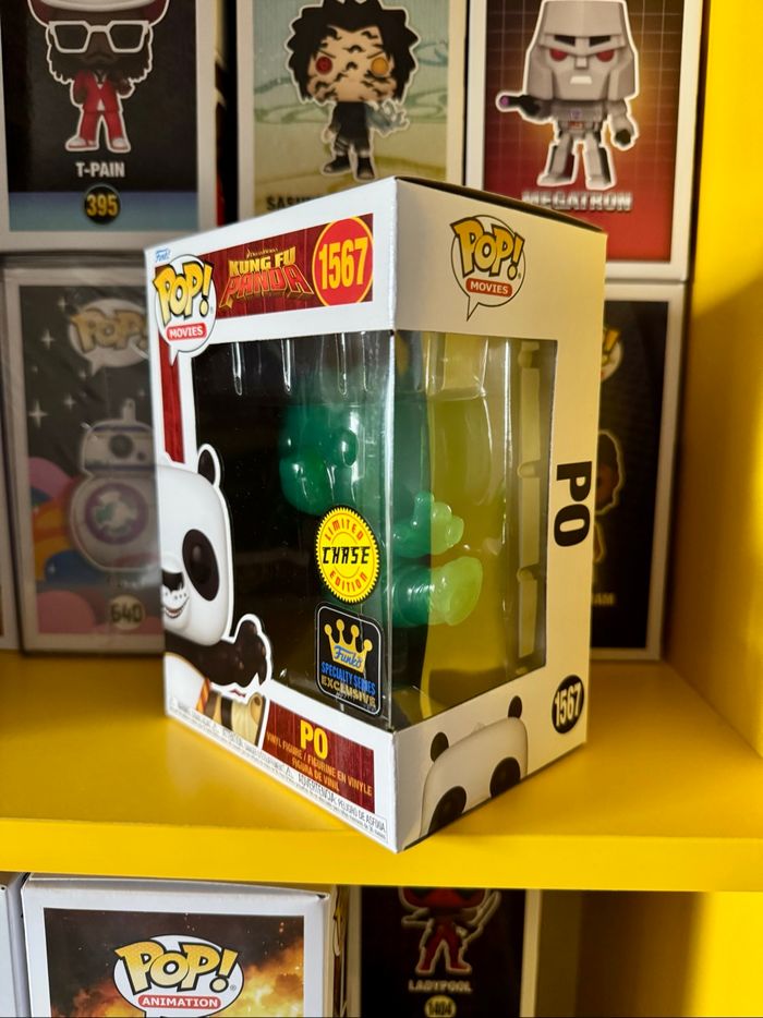 Funko Pop! Movies 1567 - Dreamworks Kung Fu Panda - Po - Limited Edition Chase - Funko Speciality Series Exclusive - photo numéro 2