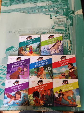 Lot de 8 livres mc do "une aventure avec"