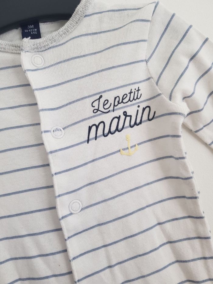 Pyjama en coton taille 3 mois - photo numéro 2