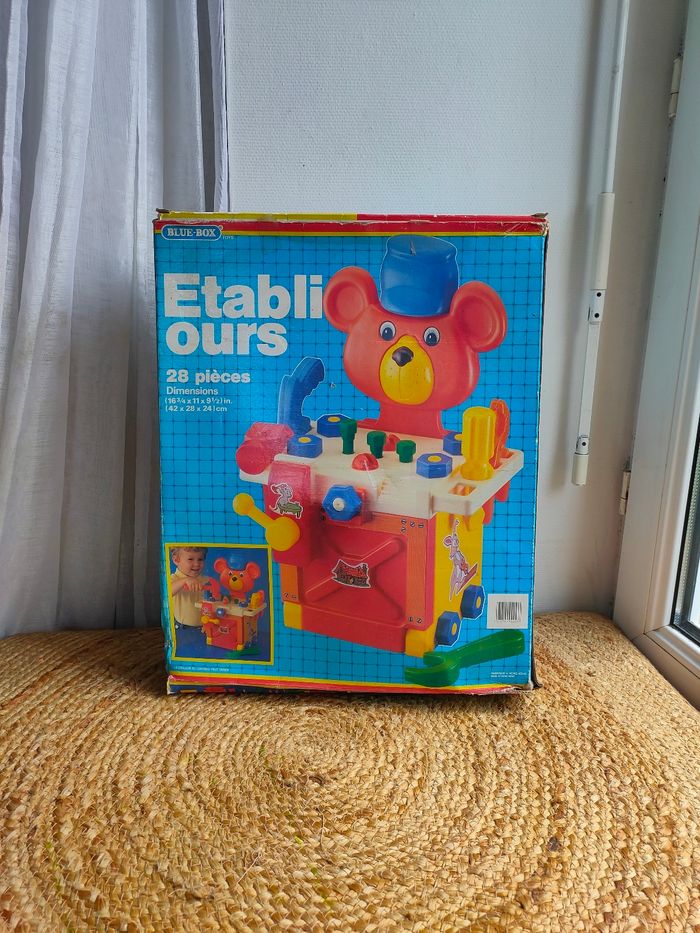 Petit établi ours Vintage - photo numéro 10