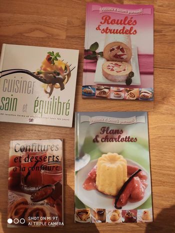 Lot livres cuisine