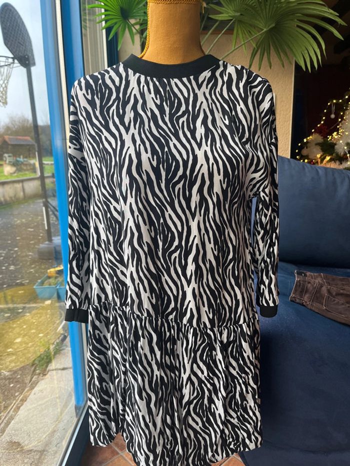 robe léopard zara