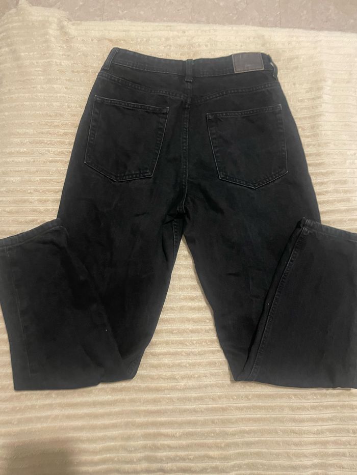 jean mom noir zara taille 36 - photo numéro 3