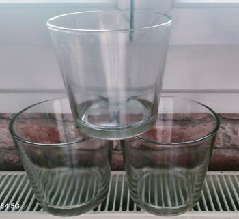 Lot de 3 gros verres
