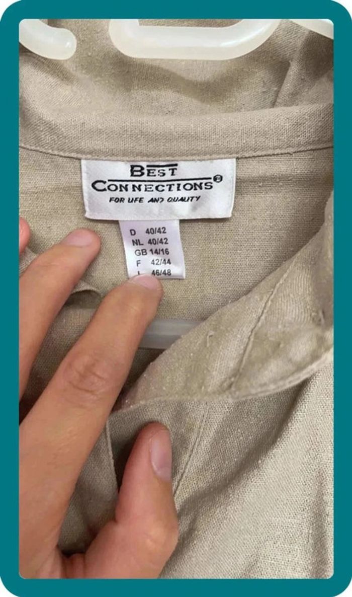 Robe chemise beige - photo numéro 2