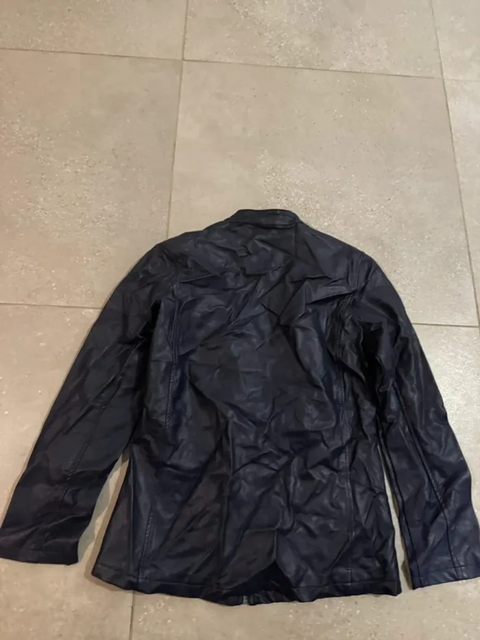 Blouson bleu marine Atlas for Women, taille 38/40, neuf sans étiquette - photo numéro 3