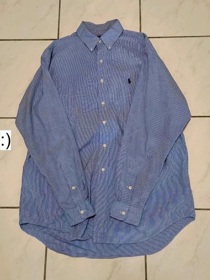 Chemise Ralph Lauren Blake - 100% coton - Taille L - photo numéro 7