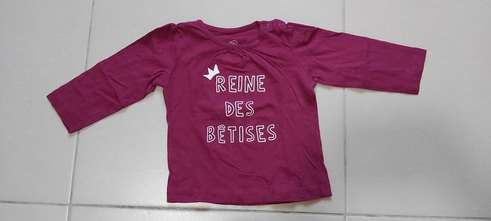 Tshirt manche longue 18 mois 80cm