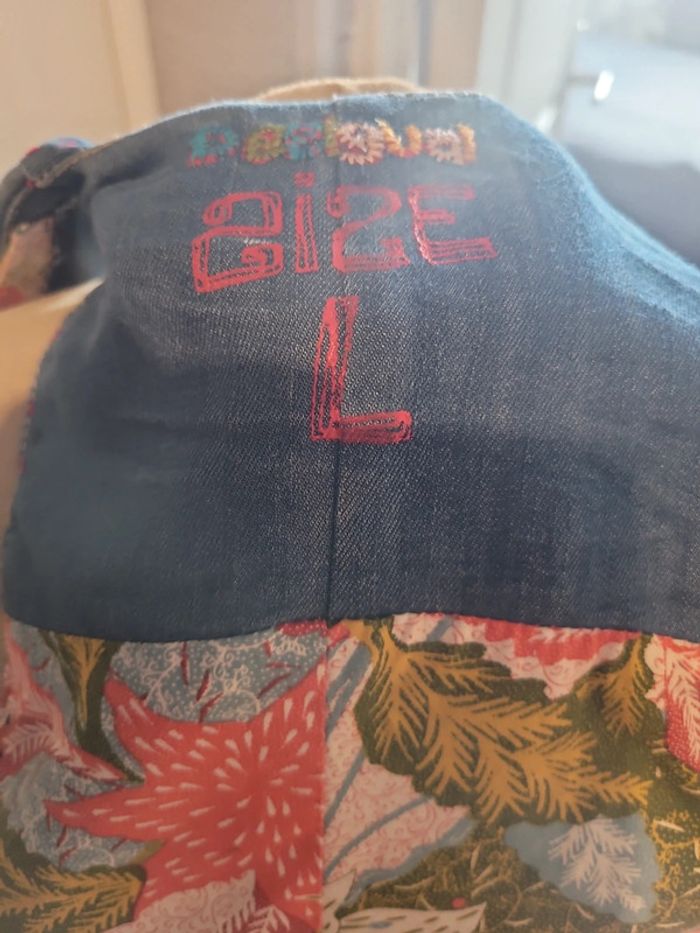 Gilet sans manches jean desigual L - photo numéro 3