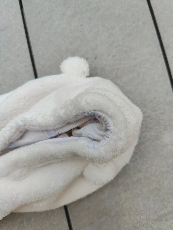 Jolie manteau blanc fille 3 mois - photo numéro 4