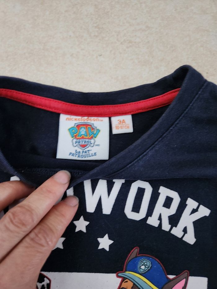 T- shirt par patrouille taille 3 ans - photo numéro 2